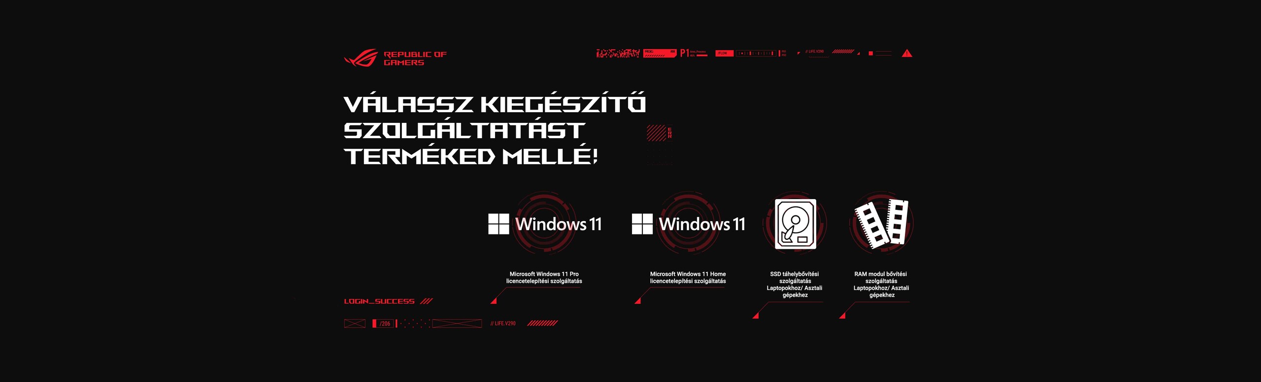 2025 ASUS IT Kiegészítő szolgáltatások